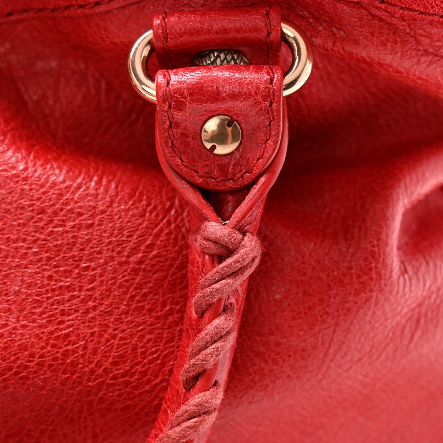 Agneau Giant 12 Rose Gold Hardware Town Rouge Coquelicot