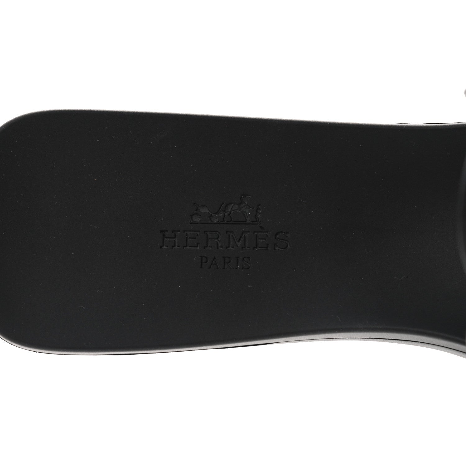 Hermes Rubber Aloha Sandals 37 Black 7 of 7