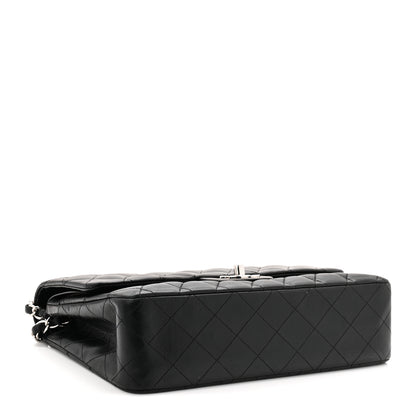 Chanel Lambskin Quilted Medium Double Flap Black 5 of 11