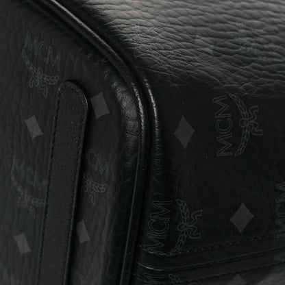 MCM Visetos Medium Liz Reversible Shopper Tote Black 9 of 19