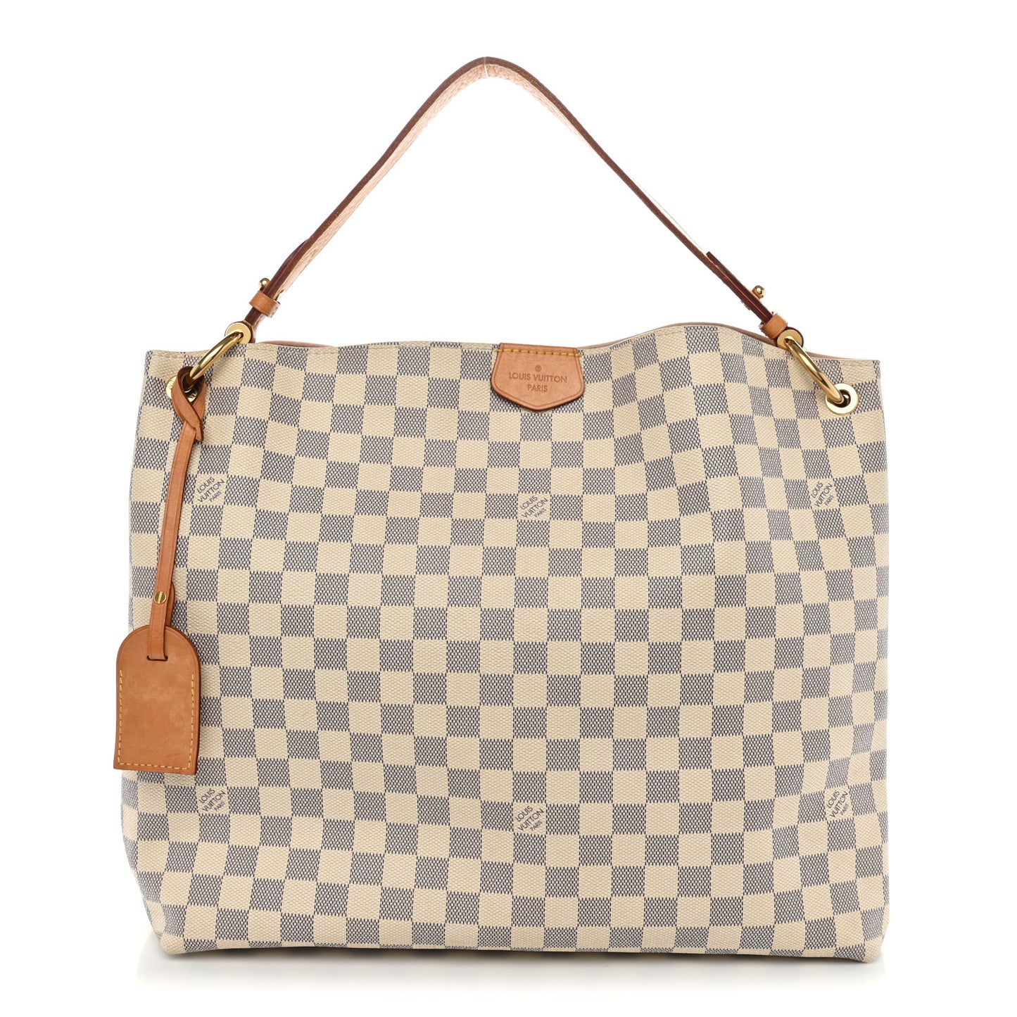 Damier Azur Graceful MM Rose Ballerine