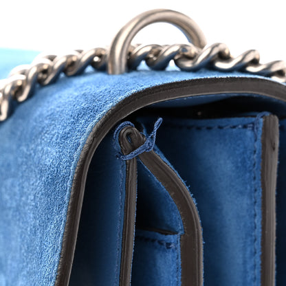 Gucci Suede Medium Dionysus Shoulder Bag Blue 12 of 14
