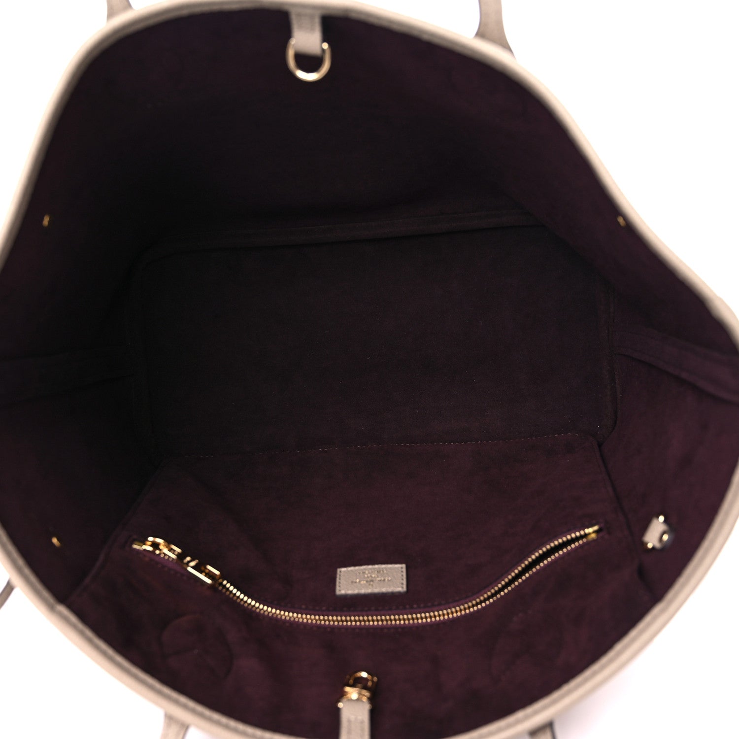 Louis Vuitton Empreinte Monogram Giant Neverfull MM Tourterelle 6 of 9