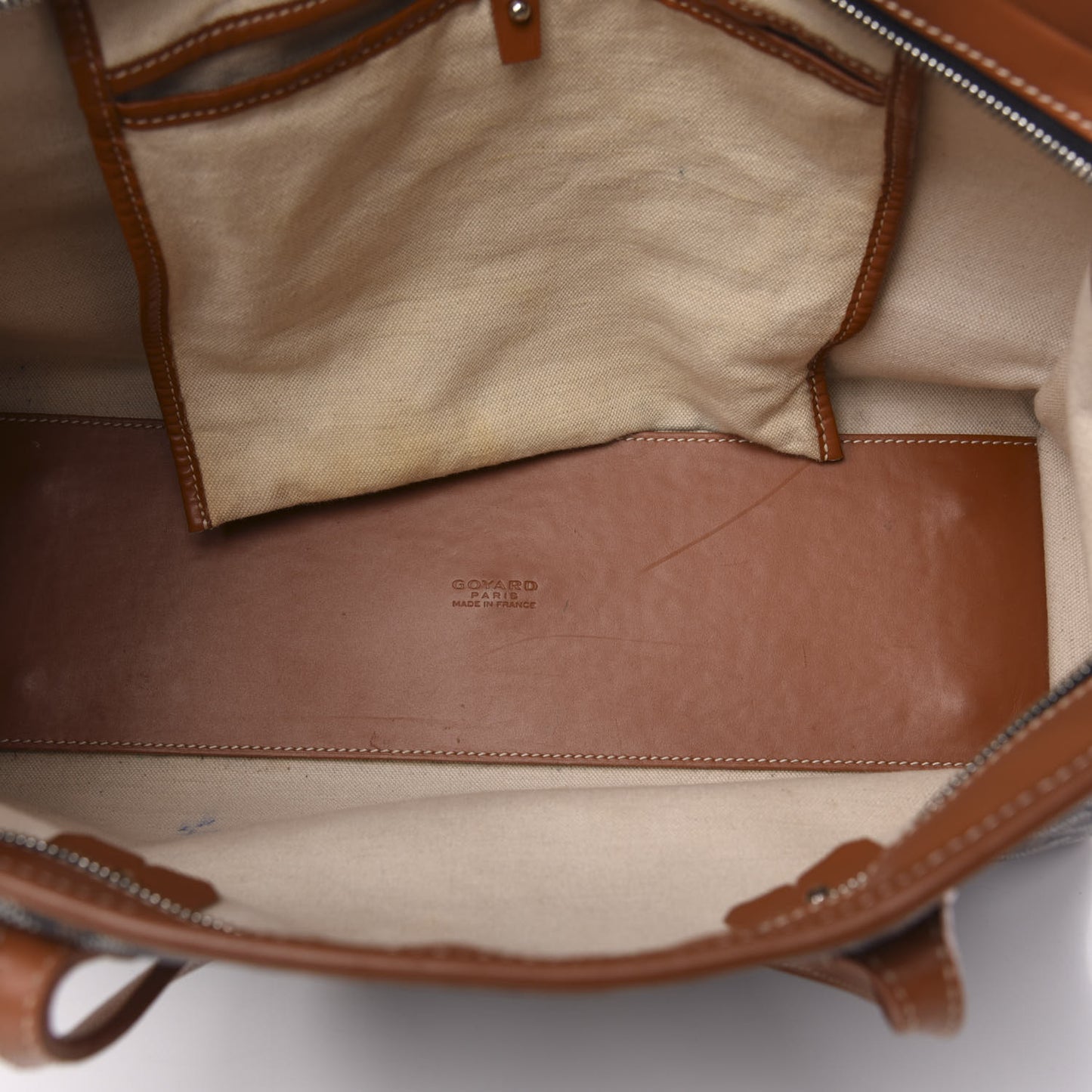 Goyardine Marquises Tote Black Gold