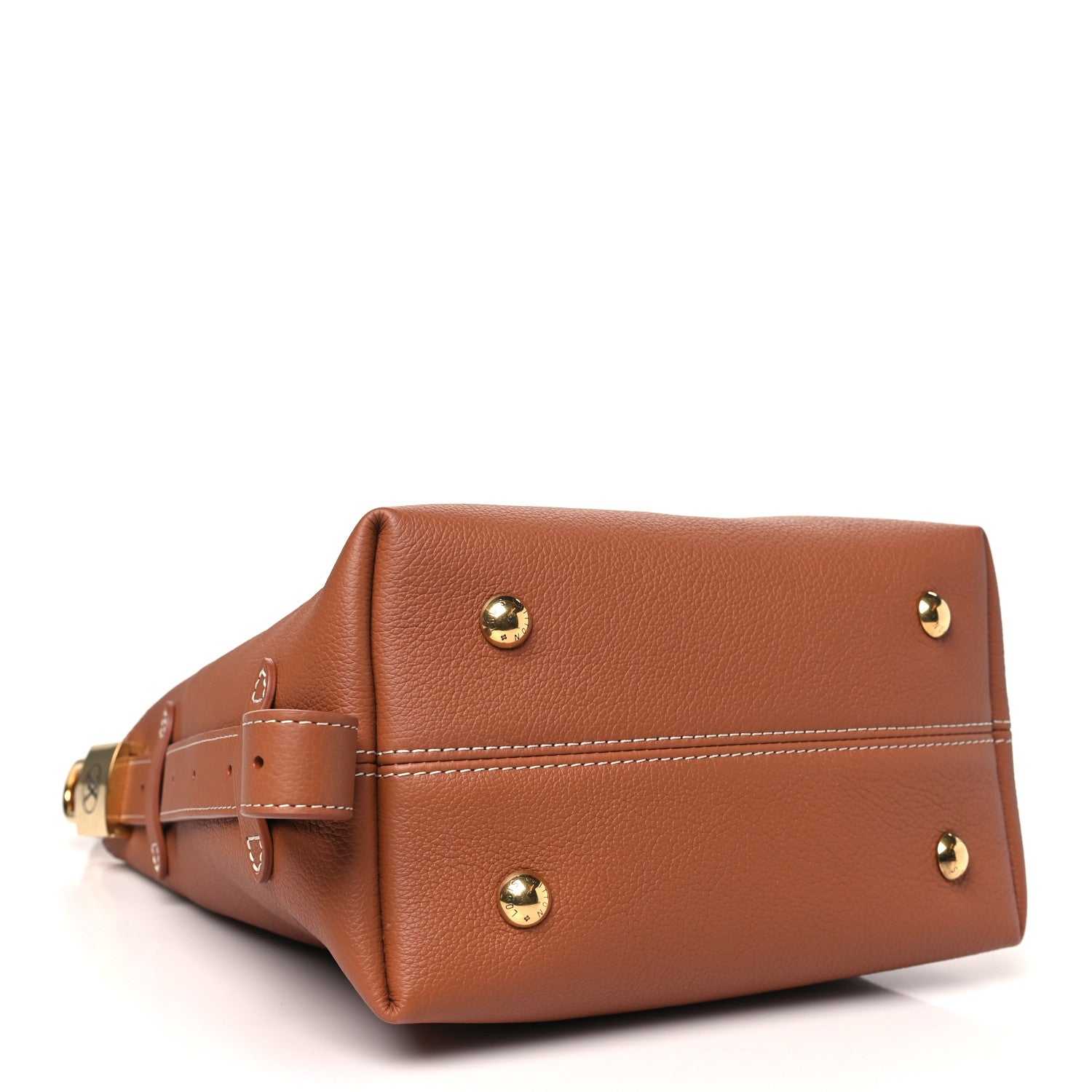 Louis Vuitton Grained Calfskin Low Key Hobo PM Cognac 4 of 10