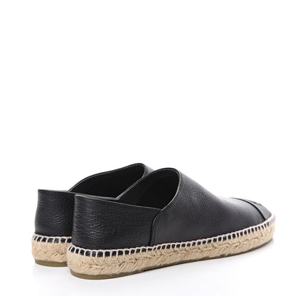 Chanel Grained Calfskin CC Espadrilles 41 Black 4 of 10