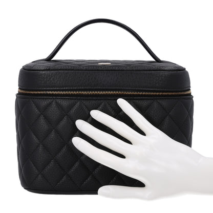 Chanel Caviar Quilted Large Vanity Pouch Black 2 of 10