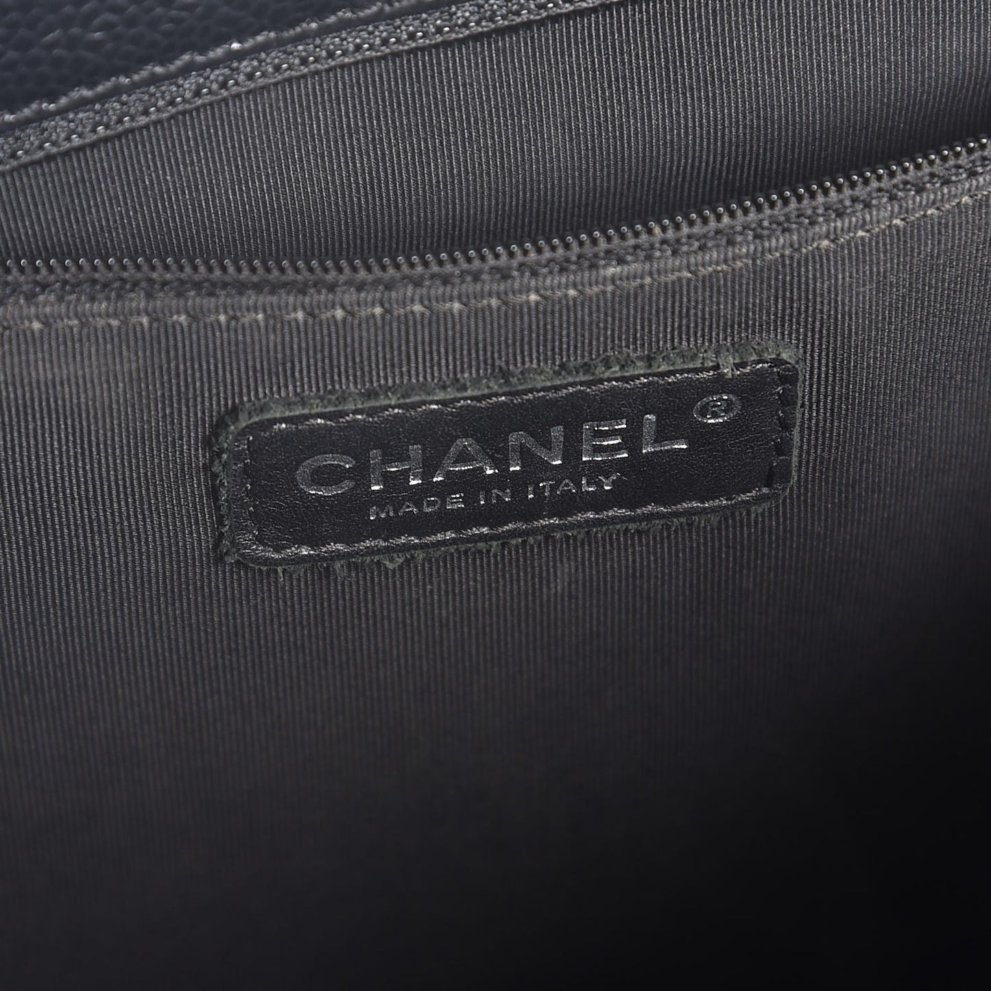 Caviar Quilted Grand Shopping Tote GST Black
