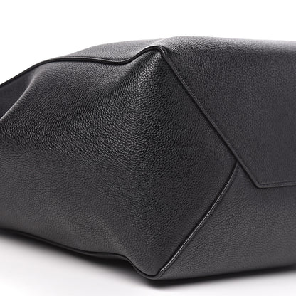 Celine Soft Grained Calfskin Small Belt Cabas Phantom Black 8 of 10