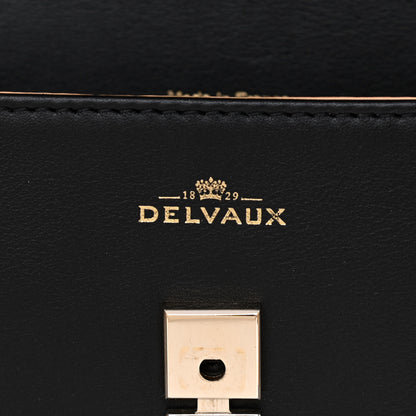 Delvaux Smooth Calfskin Mini Tempete Satchel Black 6 of 8