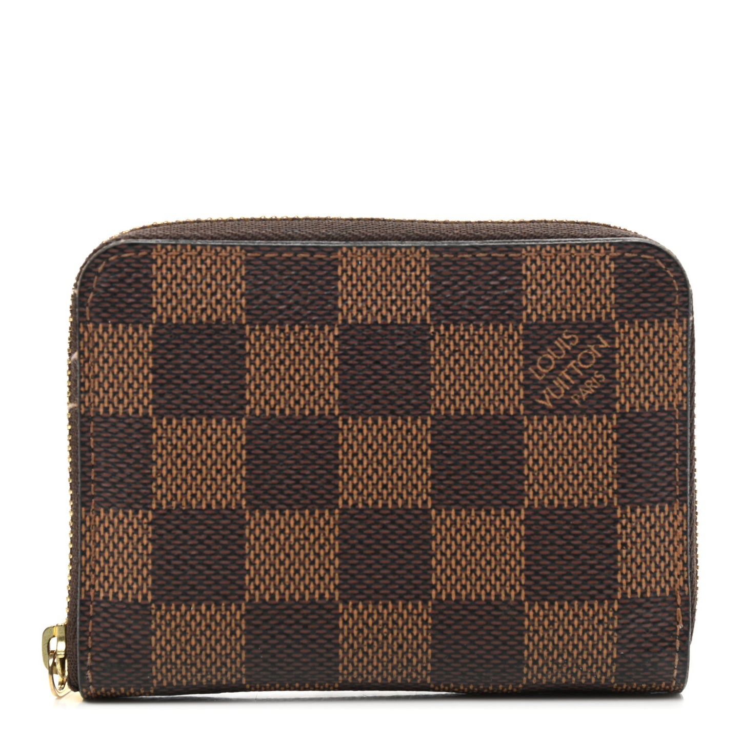 Damier Ebene Zippy Coin Purse Rose Ballerine