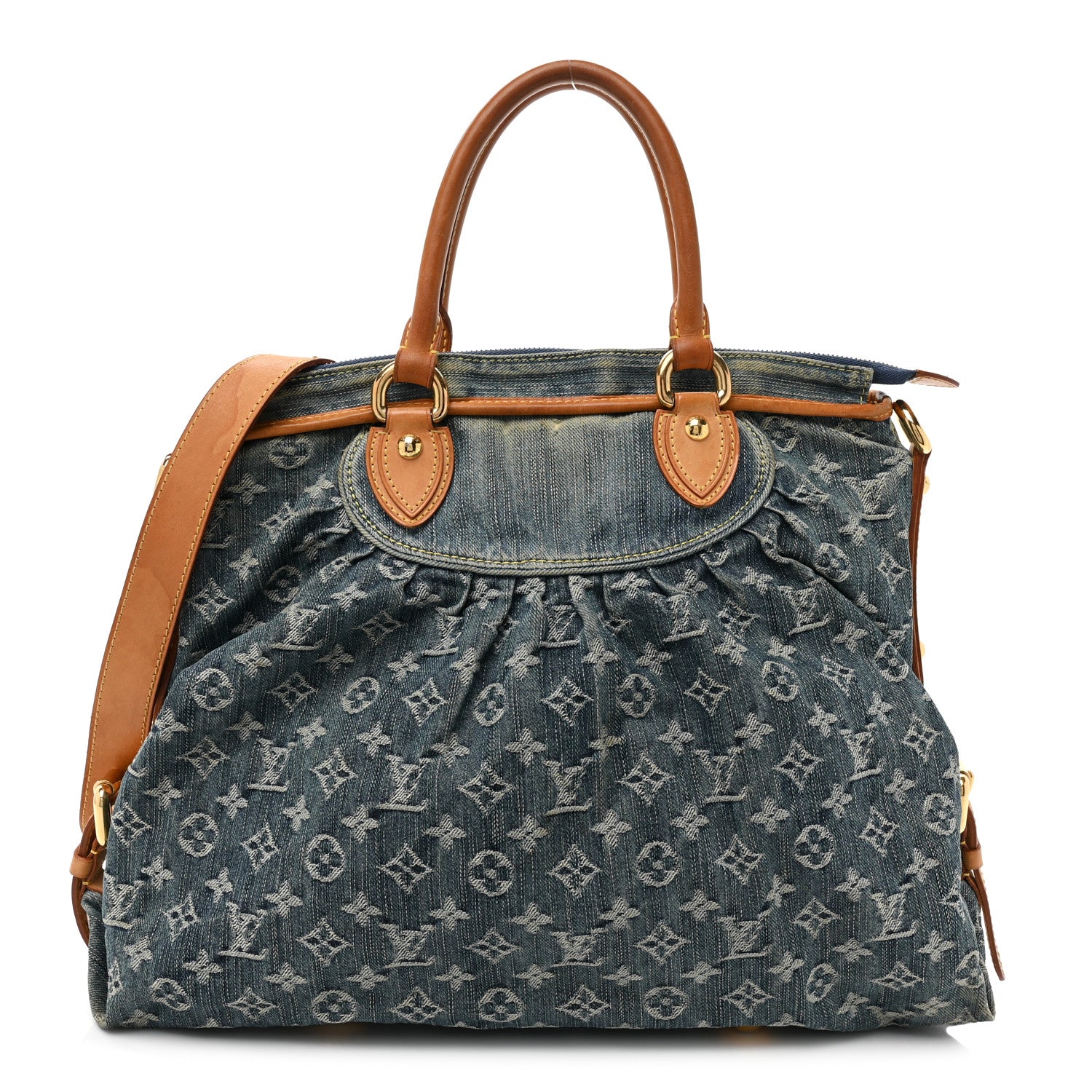 Louis Vuitton Denim Neo Cabby MM Blue 1 of 16