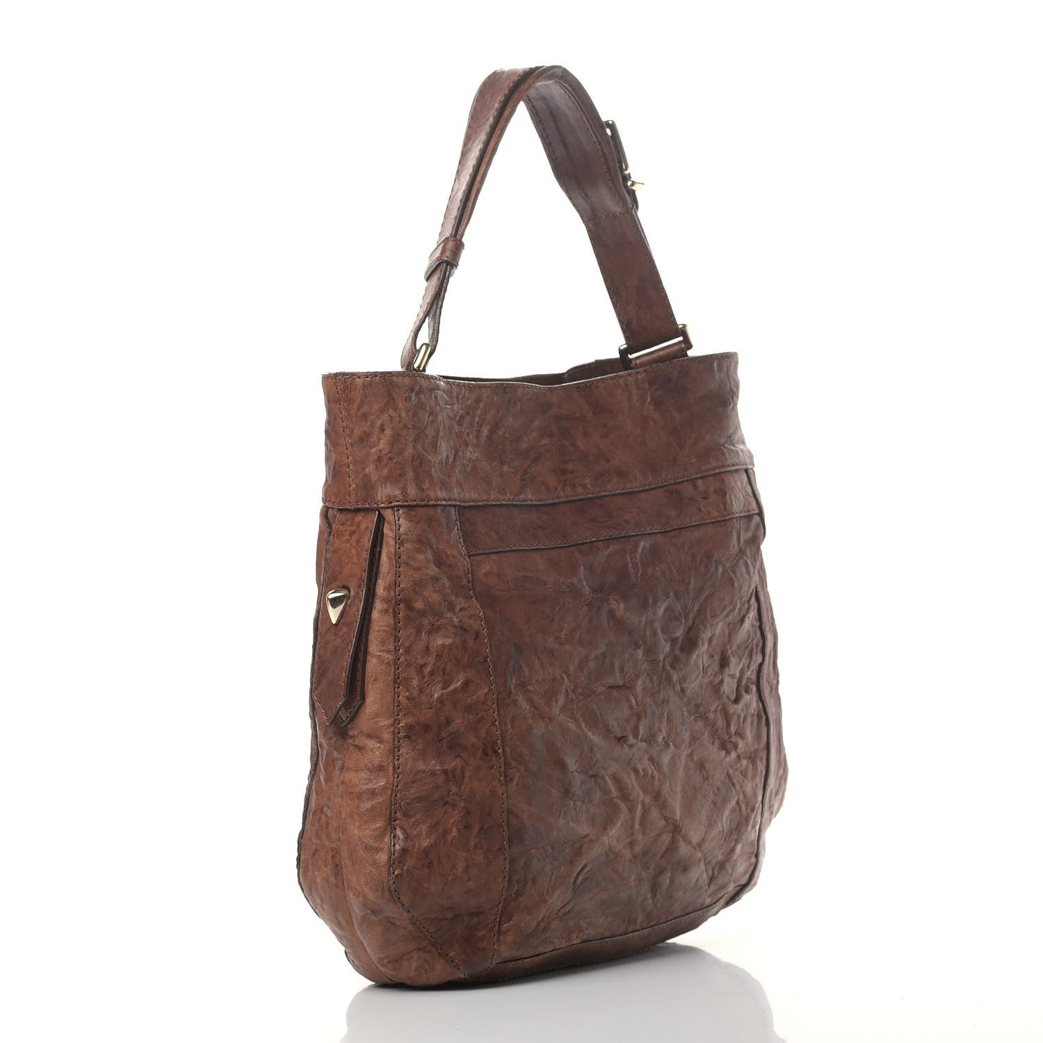 Givenchy Tumbled Sheepskin Moyen Hobo Brown 2 of 7