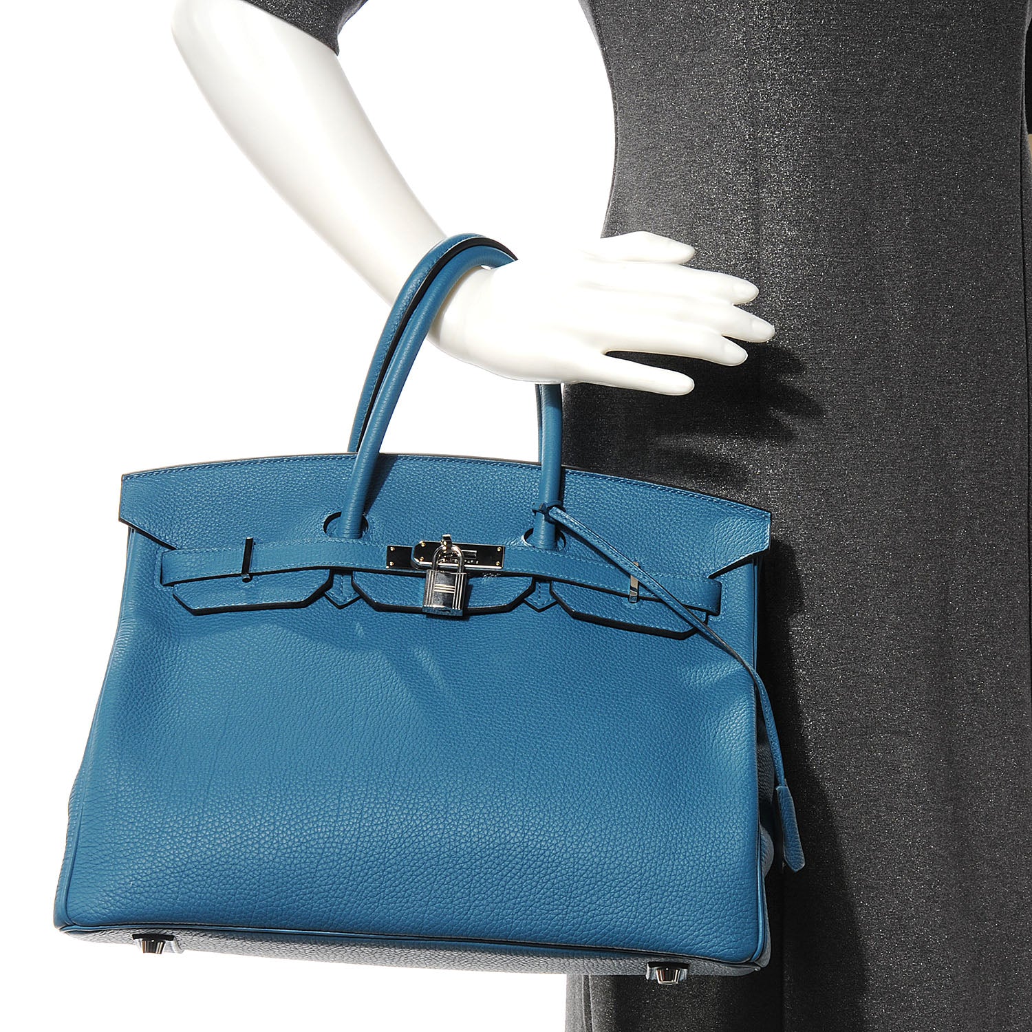 Hermes Togo Birkin 35 Cobalt Bleu 2 of 10