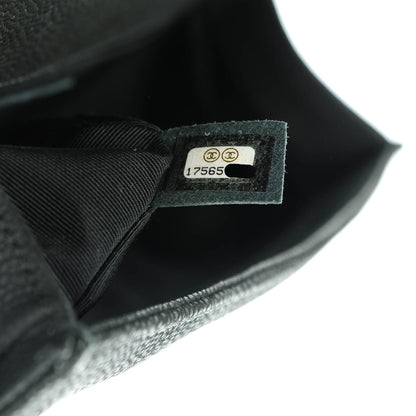 Chanel Iridescent Caviar Quilted Medium Boy Flap Black 8 of 8