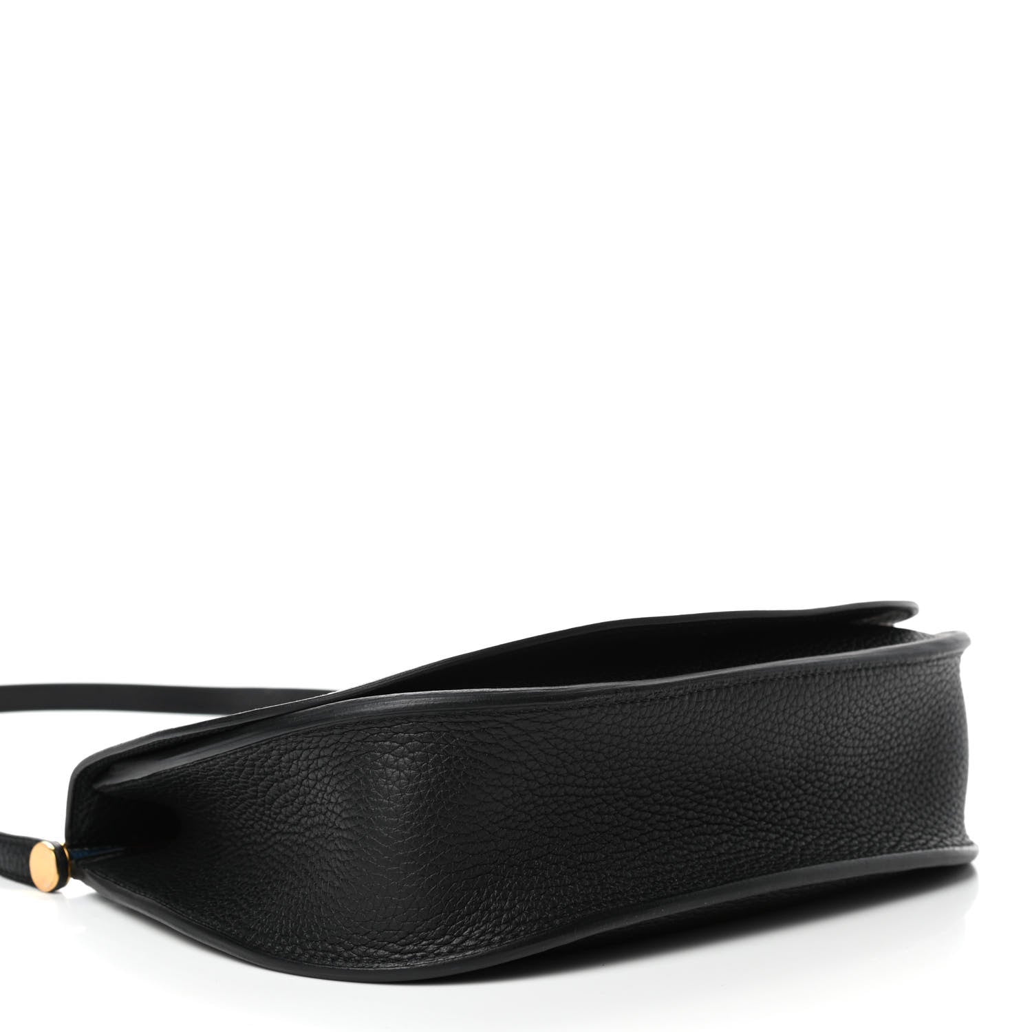 Hermes Taurillon Clemence Chevre Mysore Saut 25 Black 3 of 4