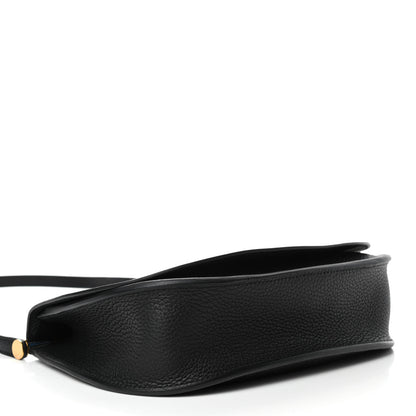 Hermes Taurillon Clemence Chevre Mysore Saut 25 Black 3 of 4