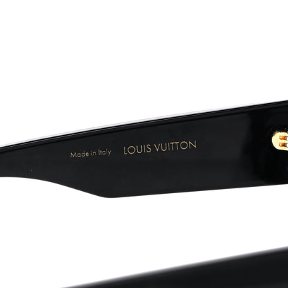 Louis Vuitton Acetate Swarovski Crystal Cyclone Sunglasses Z1578W Black 5 of 9