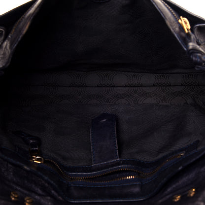 Proenza Schouler Lambskin Medium PS1 Satchel Midnight 4 of 8