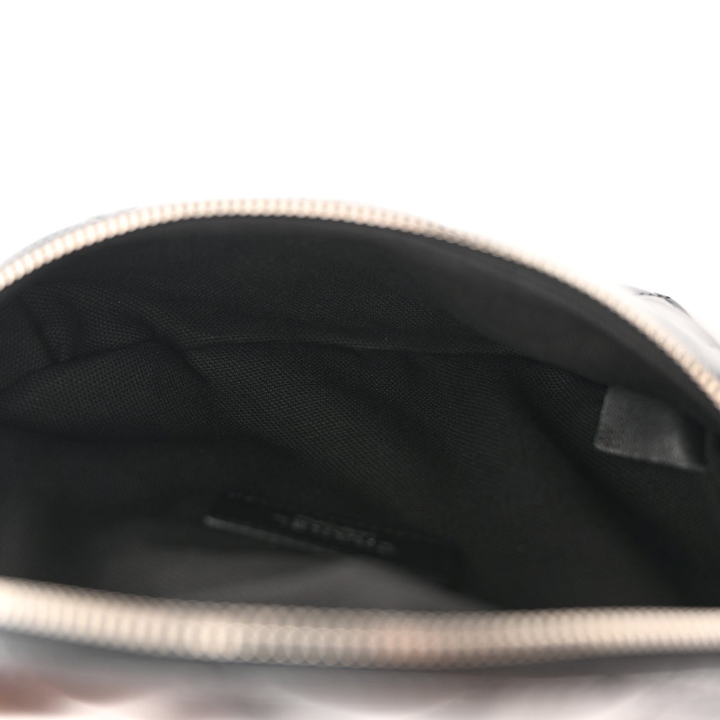Calfskin Quilted Waist Belt Bag Black