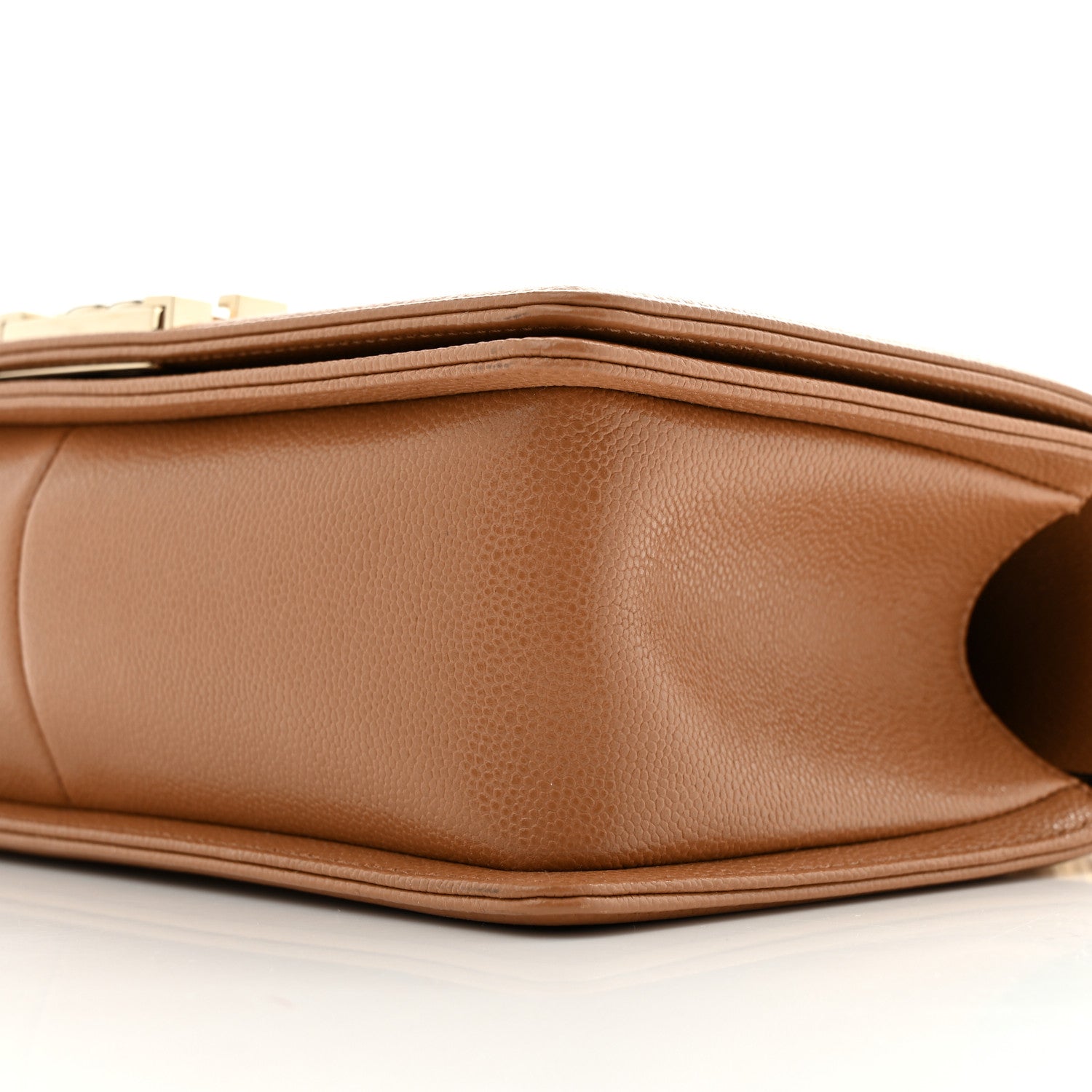 Chanel Caviar Quilted Medium Boy Flap Brown 10 of 12