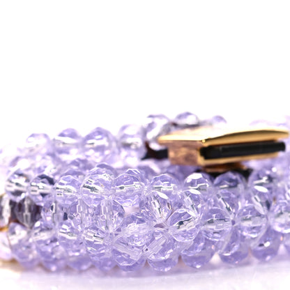 Fendi Enamel Vitello King Beaded Pico Baguette Charm Anemone 8 of 9