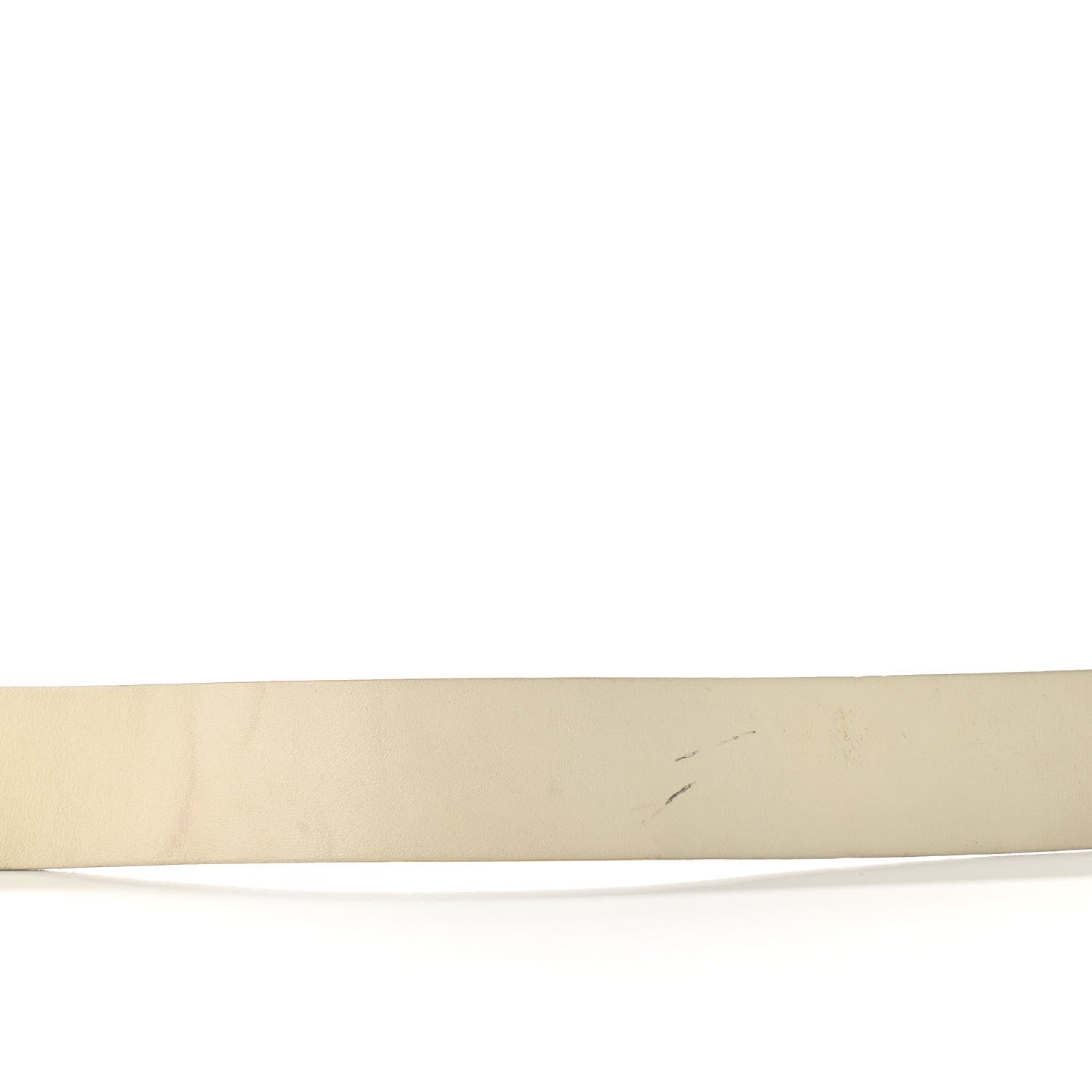 Chanel Calfskin Enamel CC Logo Belt Light Beige 10 of 12