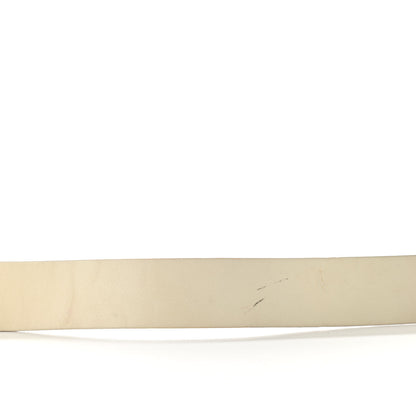 Chanel Calfskin Enamel CC Logo Belt Light Beige 10 of 12