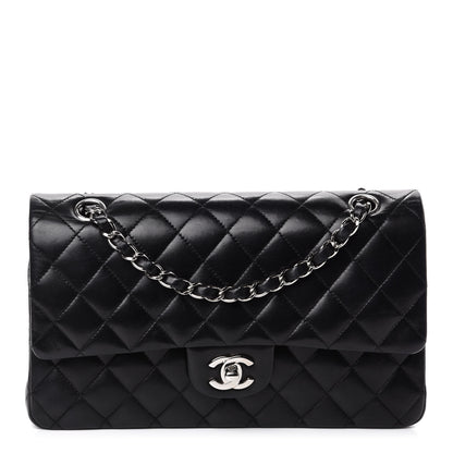Chanel Lambskin Quilted Medium Double Flap Black 1 of 13