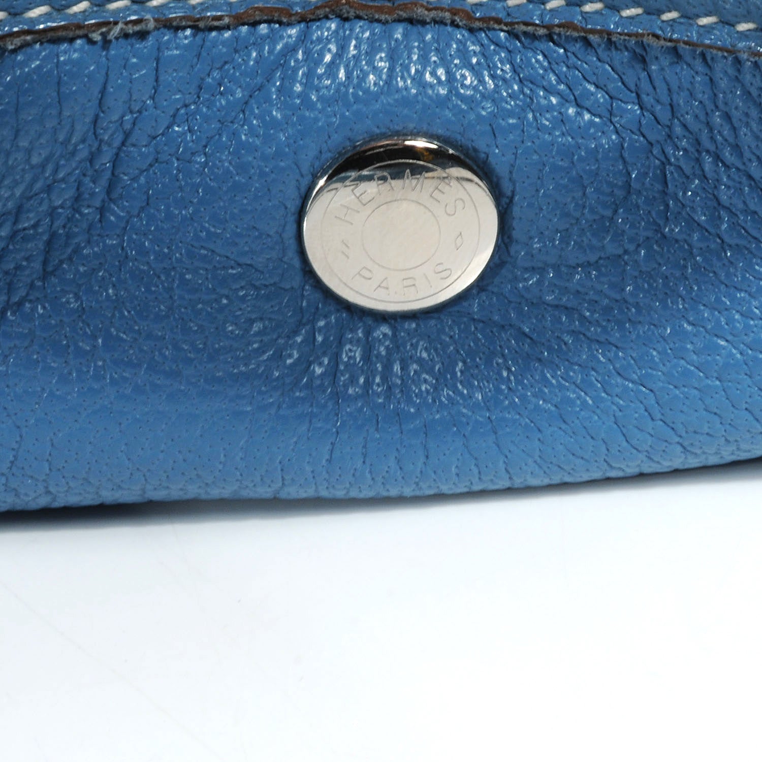 Hermes Buffle Sindhu Garden Party MM 36 Azur 5 of 9