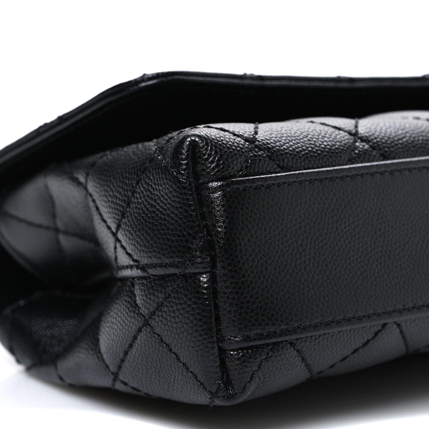 Chanel Caviar Quilted Maxi East West Coco Handle Flap Black 9 of 10