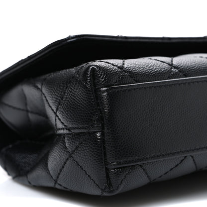 Chanel Caviar Quilted Maxi East West Coco Handle Flap Black 9 of 10