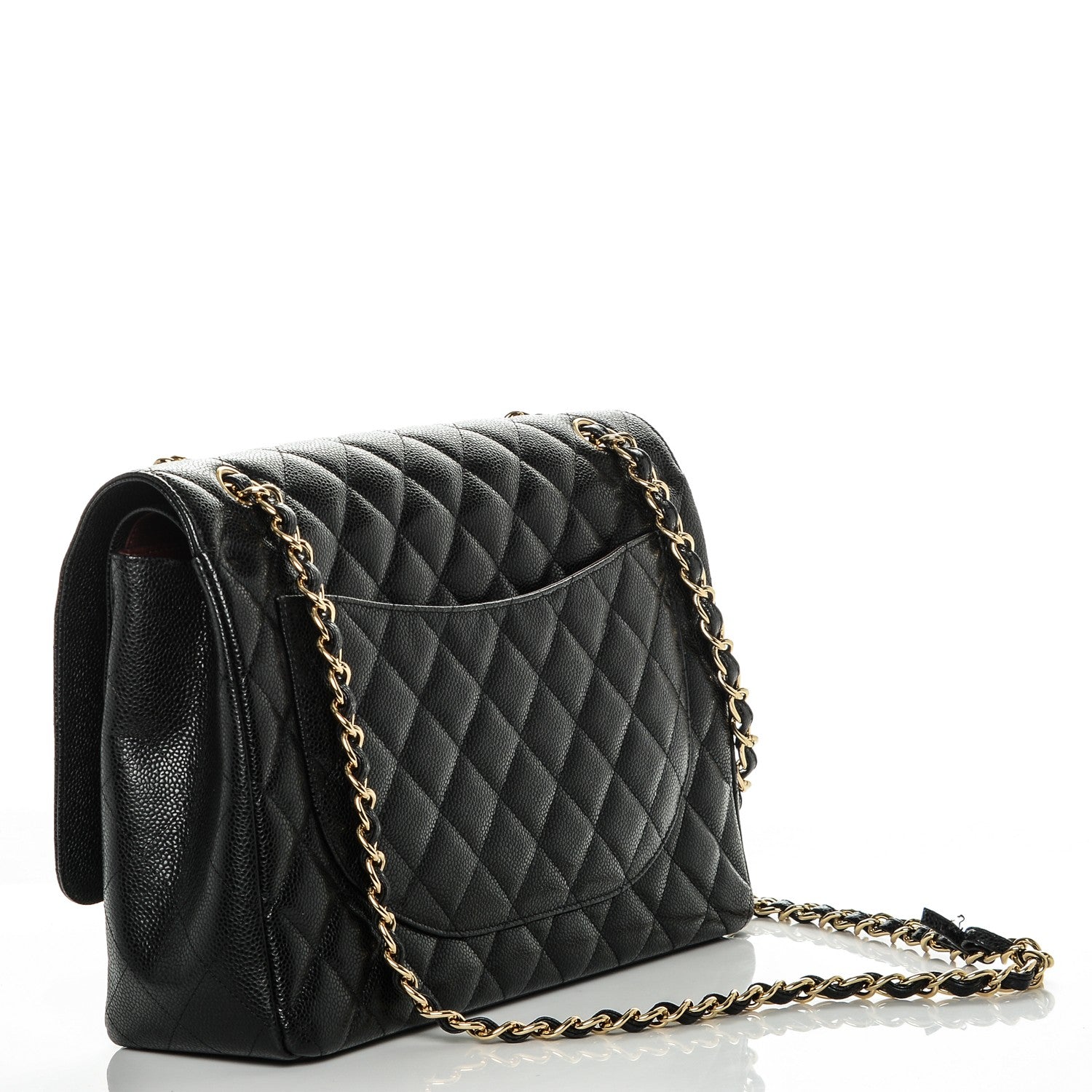 Chanel Caviar Quilted Maxi Double Flap Black 4 of 9