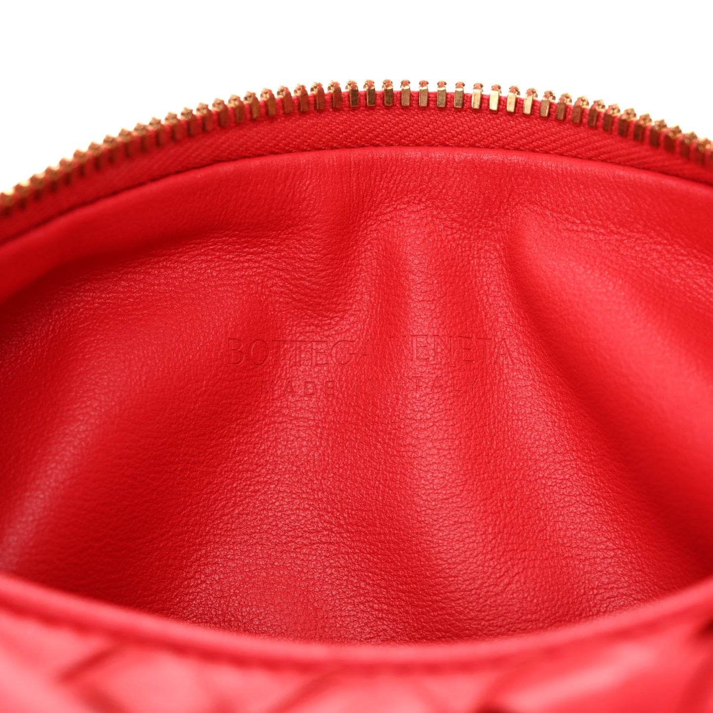 Nappa Intrecciato Mini Jodie Cranberry