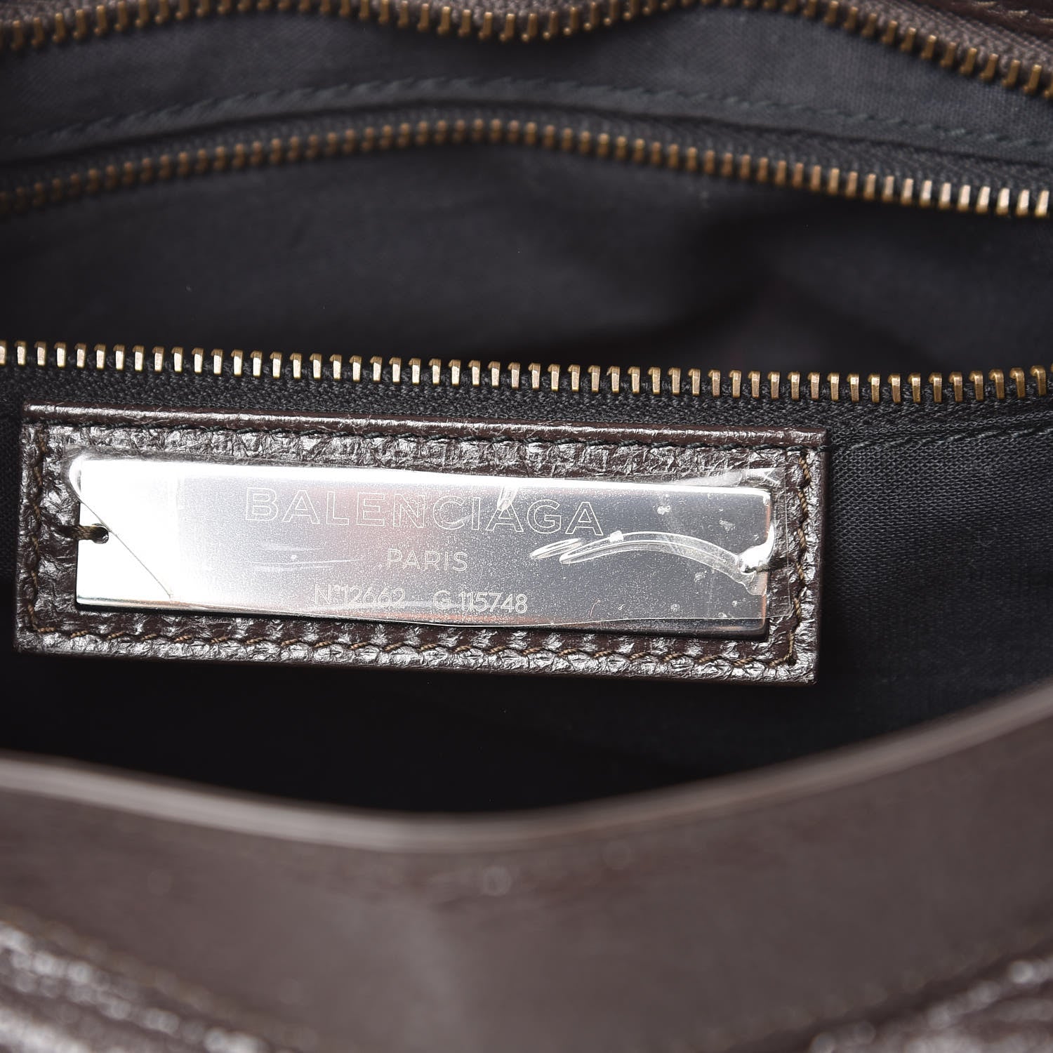 Balenciaga Agneau Classic Hardware City Charbon 7 of 10
