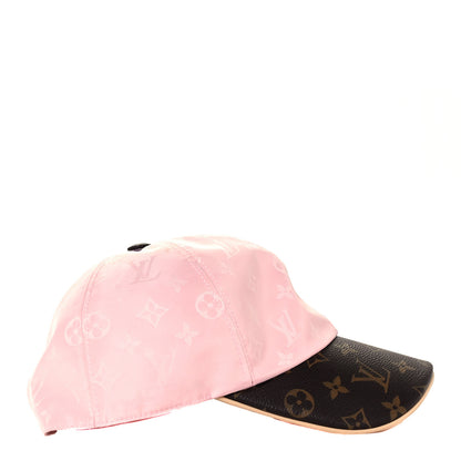 Louis Vuitton Polyester Silk Monogram LV Get Ready Cap L Pink 5 of 9