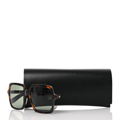 Saint Laurent Oversized SL174 Sunglasses Tortoise 7 of 7
