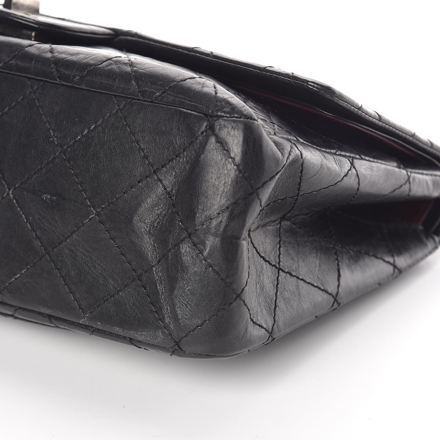Chanel Aged Calfskin Quilted 2.55 Reissue 227 Flap Black 11 of 15