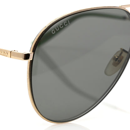 Gucci Metal Aviator Sunglasses GG0356S Green 8 of 9