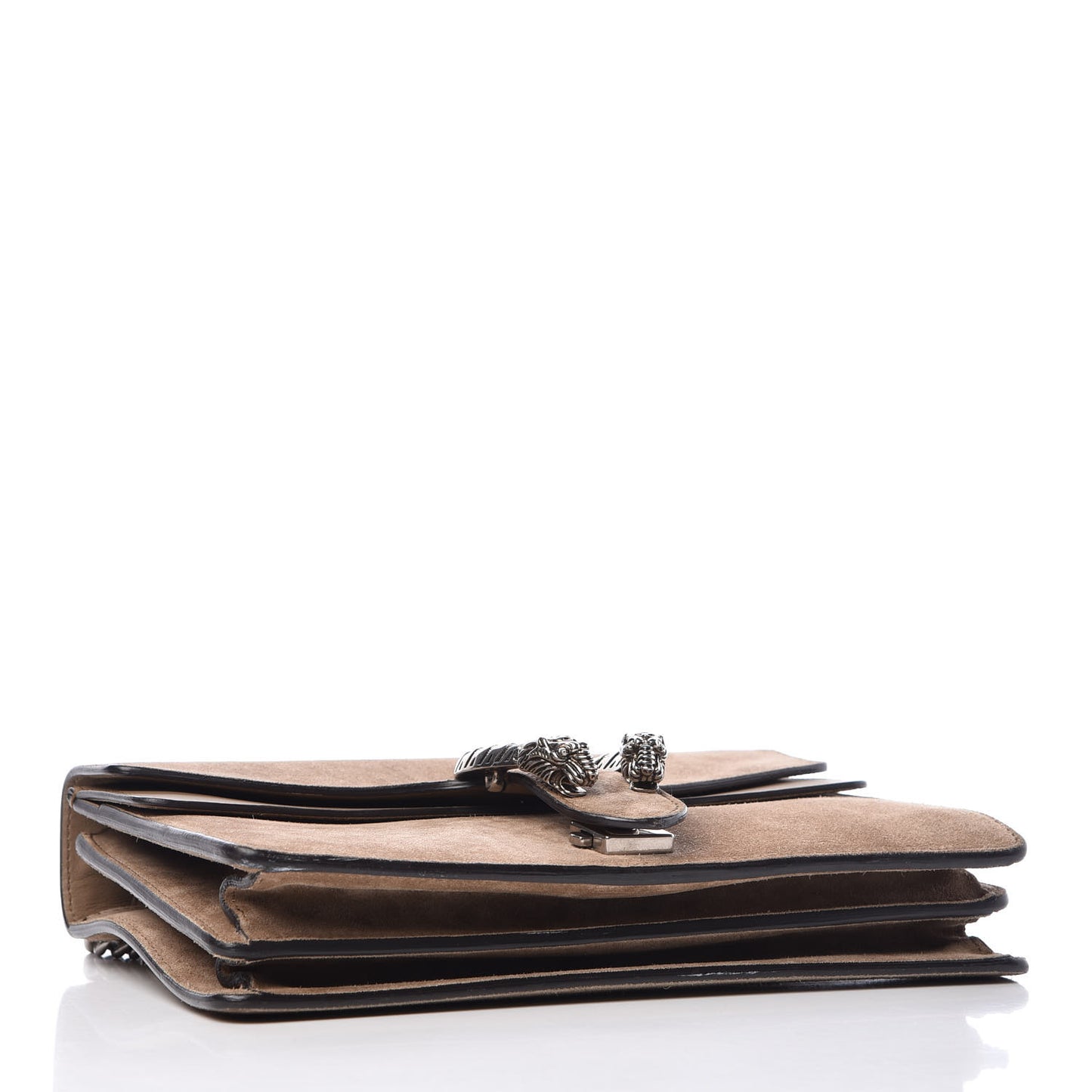 Suede Small Dionysus Shoulder Bag Taupe