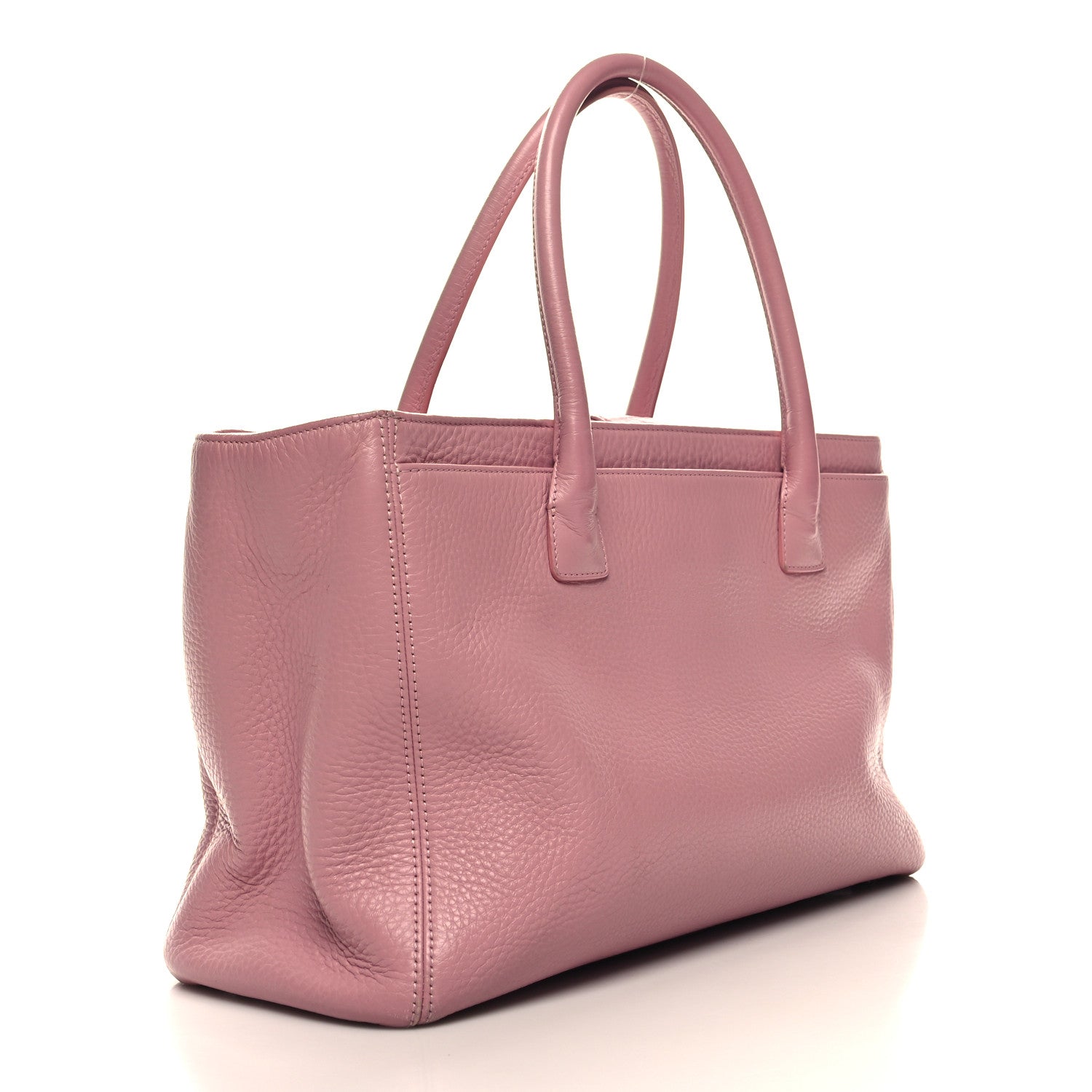 Chanel Calfskin Cerf Executive Shopper Tote Pink 3 of 16