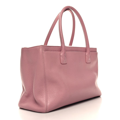 Chanel Calfskin Cerf Executive Shopper Tote Pink 3 of 16