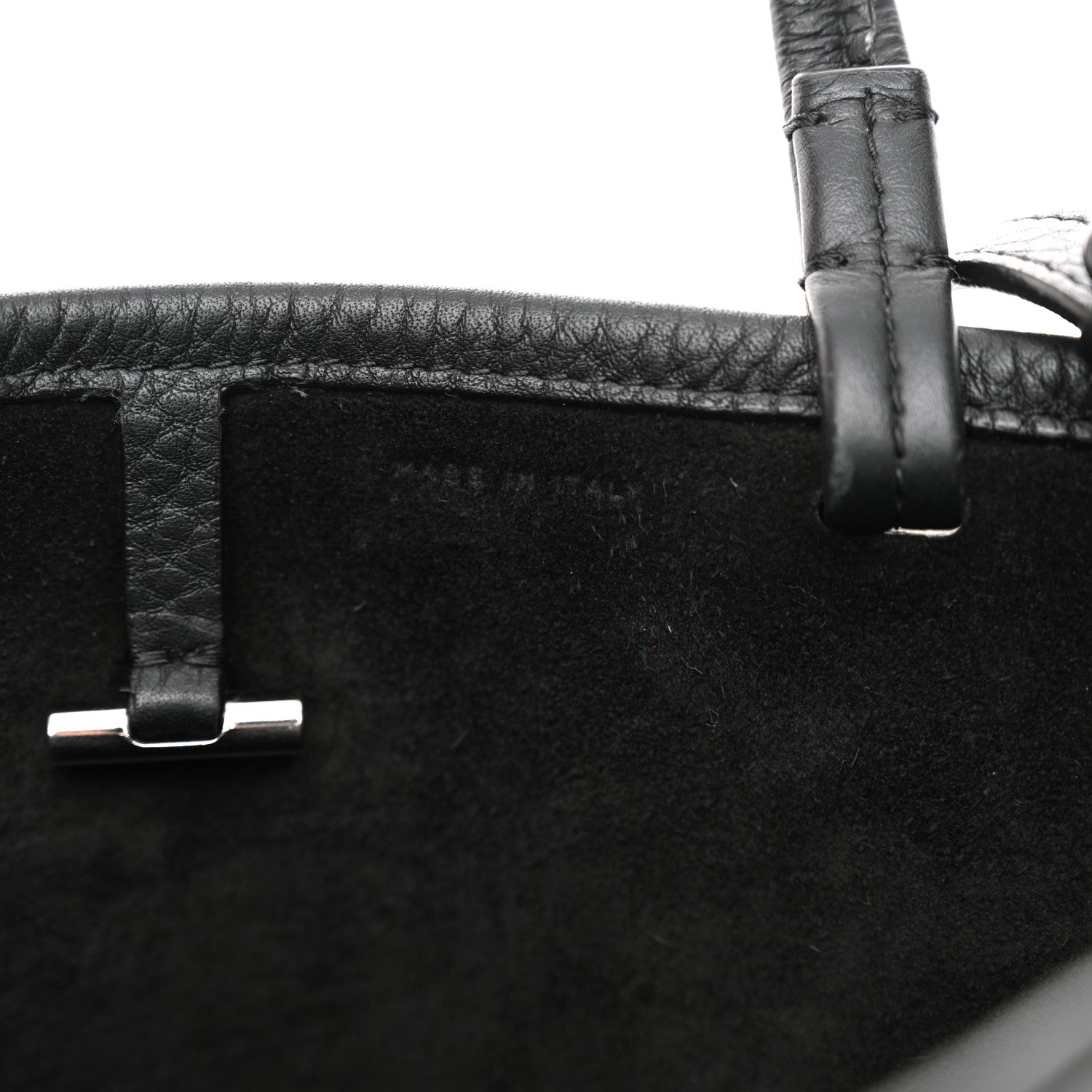 The Row Grained Calfskin Small Park Tote Black 7 of 13