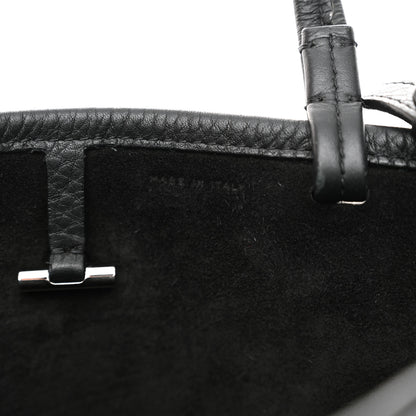 The Row Grained Calfskin Small Park Tote Black 7 of 13