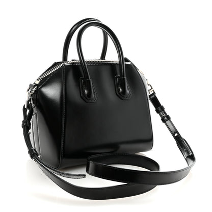 Givenchy Shiny Lord Calfskin Mini Antigona Black 3 of 10