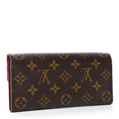 Louis Vuitton Monogram Emilie Wallet Fuchsia 3 of 13