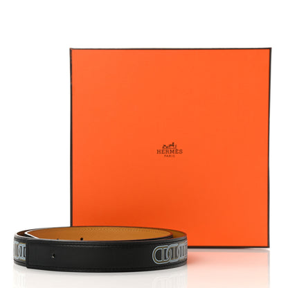 Hermes Swift Epsom Circuit Belt 75 Black Gold 6 of 6