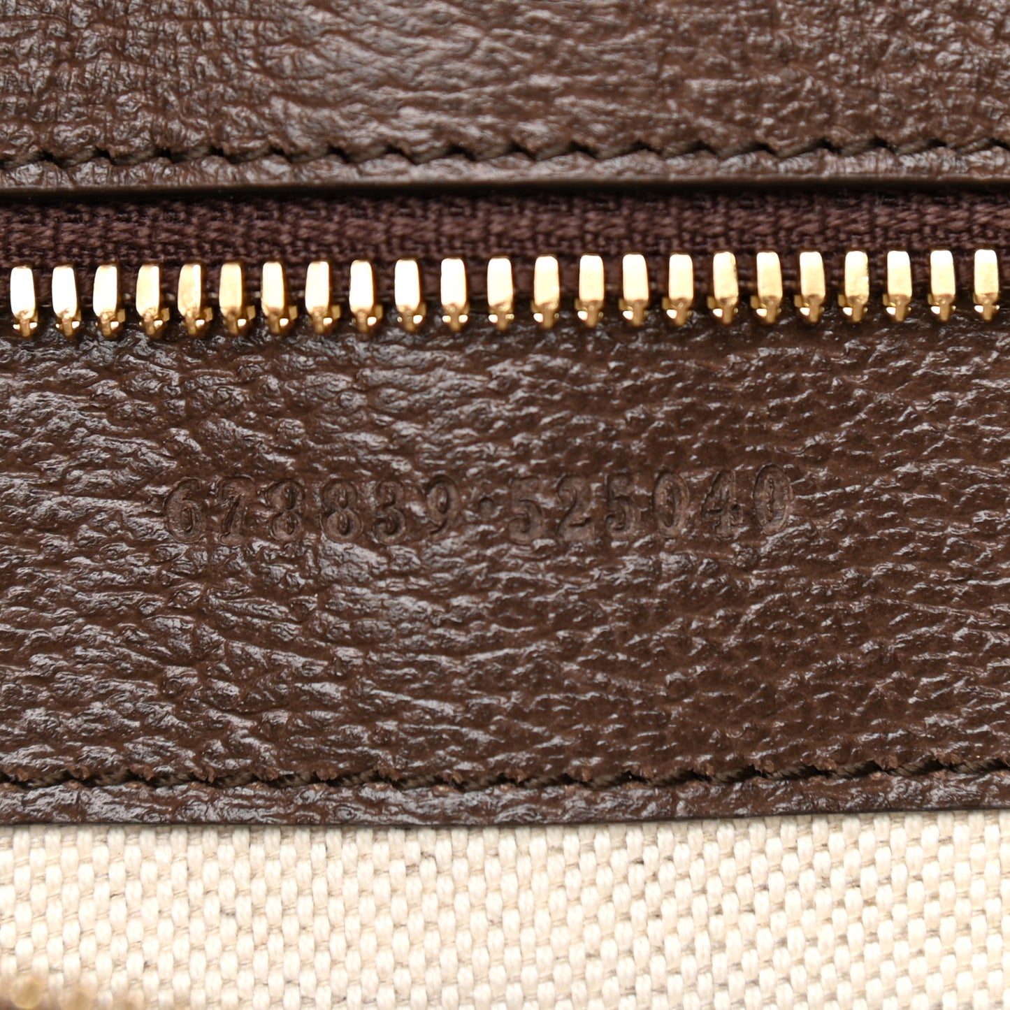 Monogram Jumbo GG Textured Dollar Calfskin Web Tote Bag Camel Ebony New Acero