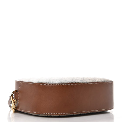 Gucci GG Supreme Monogram Cuoio Toscano Mini Chain Shoulder Bag Beige Ebony Cuir 4 of 8