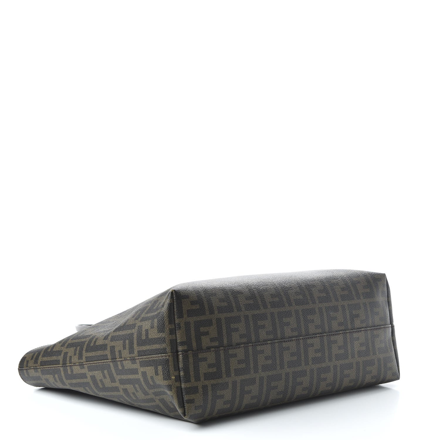 Fendi Zucca Spalmati Medium Roll Tote Tobacco Moro 4 of 10